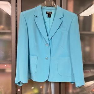 Beautiful Tiffany Blue silk blazer